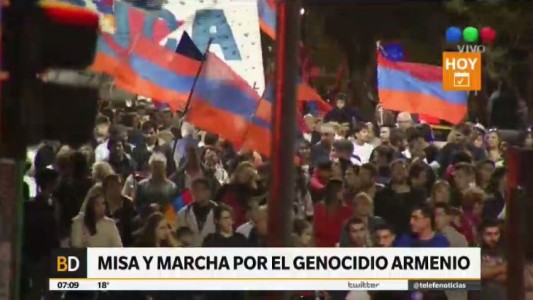 Misa y marcha por el Genocidio Armenio