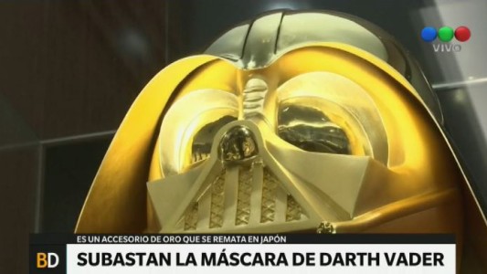 Subastan la máscara de oro de Darth Vader