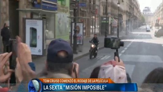 Filman "Misión Imposible 6" en París