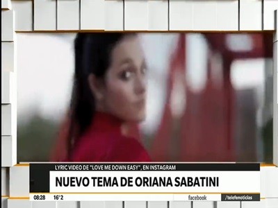 El primer tema de Oriana Sabatini en su carrera como solista