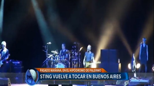 Sting vuelve a tocar en Buenos Aires