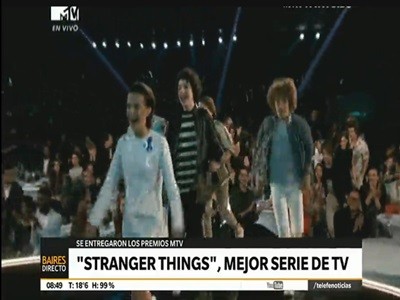 "Stranger things", premio MTV a la mejor serie de TV