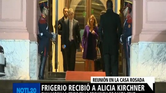 Frigerio recibió a Alicia Kirchner