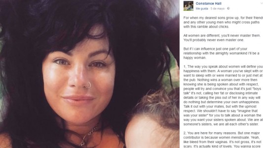 La mujer que escribió una carta sobre sexo para sus hijos y se volvió viral