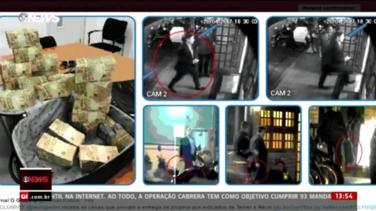 Brasil: aparecieron las primeras imágenes que probarían la coima que avaló Temer