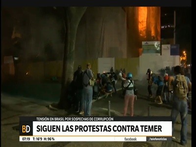 Movilizaciones y protestas en Brasil para pedir la salida de Temer