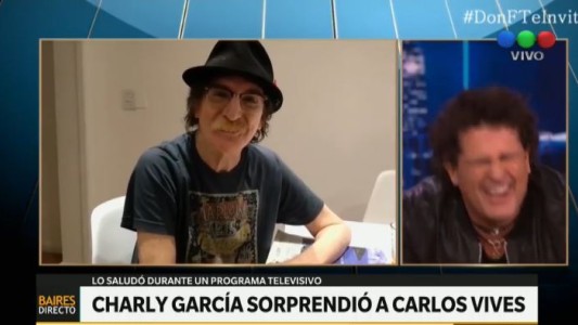 Carlos Vives, emocionado al recibir un mensaje de Charly García