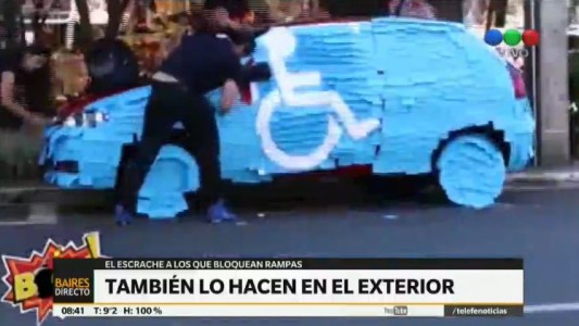 Video: así escrachan a infractores de tránsito en Brasil