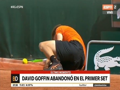 Roland Garros: Horacio Zeballos también ganó por abandono