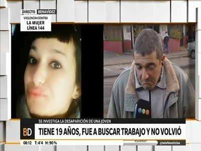 Tiene 19 años, fue a buscar trabajo y nunca volvió