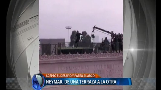 El golazo de Neymar, desde una terraza a otra