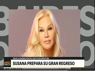 El regreso de Susana: cómo se prepara