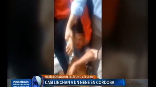Video: intentaron linchar a un nene de 10 años en Córdoba