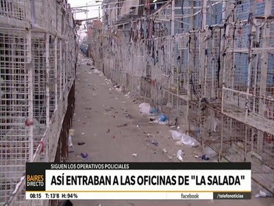 La Salada está desierta luego de los operativos