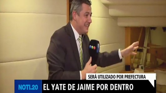 El yate de Ricardo Jaime será usado para luchar contra el crimen organizado