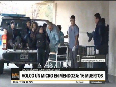 Destacan que el micro accidentado no tenía logo de ninguna empresa