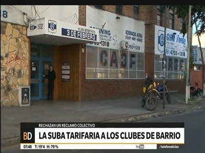 Avaló la justicia la suba tarifaria en los clubes de barrio