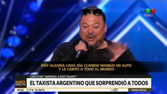 El taxista argentino que sorprendió en "América´s Got Talent"