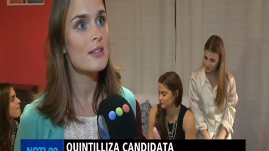 Una de las quintillizas Riganti, candidata a concejala en San Isidro