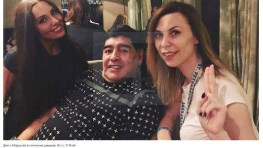 Una periodista rusa acusó a Diego Maradona de acoso sexual