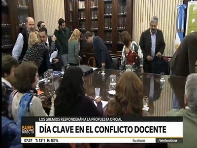 Día clave para el conflicto docente en la provincia de Buenos Aires