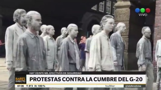 Protesta de "zombies" contra el G20