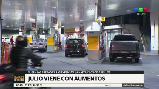El mes de julio viene con aumentos