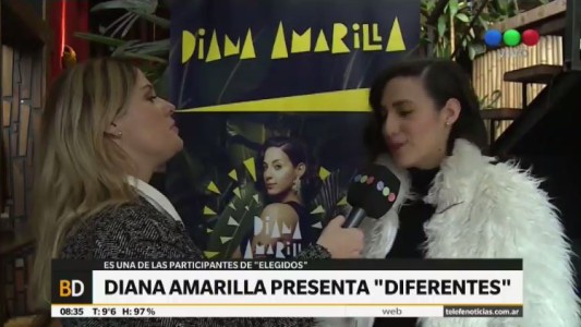 Diana Amarilla presenta su disco "Diferentes"