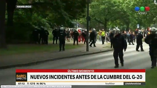 Nuevos incidentes mientras se reúnen los principales mandatarios del mundo