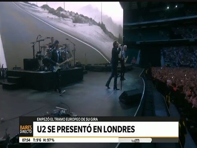U2 comenzó en Londres la etapa europea de su gira