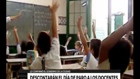 Docentes porteños ratificaron el paro
