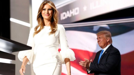 Una encuesta revela que Melania es más popular que Trump