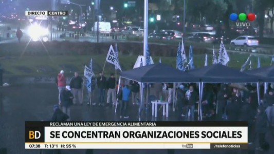 Piquetes en el centro y los accesos aunque prometen que serán sin cortes