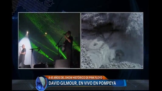 A 45 años del show histórico, David Gilmour volvió a Pompeya