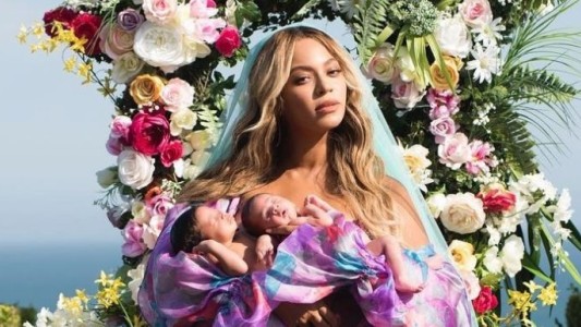 ¡Por fin los presentó! Beyoncé publicó la primer foto de sus mellizos