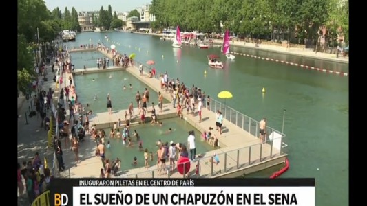 Piletas en el río Sena