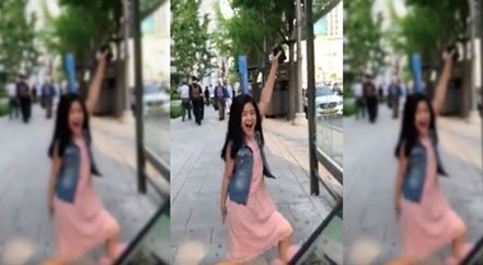 #EsMuyViral La niña que "estalla" en cualquier lado cuando escucha Despacito