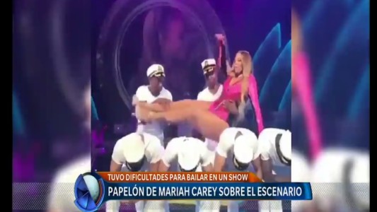 Indignación con Mariah Carey por su flojo desempeño durante un show