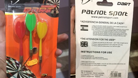 Esto es INCREÍBLE: una chica publicó la bizarra traducción de unos dardos y ESTALLARON las redes