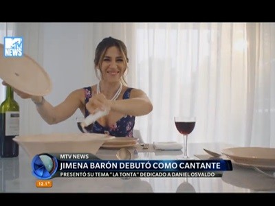 Jimena Barón presentó su tema "La tonta"