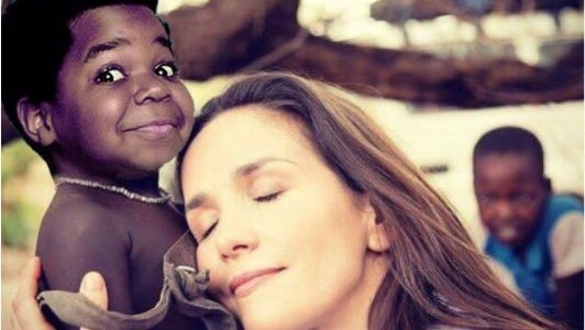 Polémica y memes por la tapa de Natalia Oreiro en África