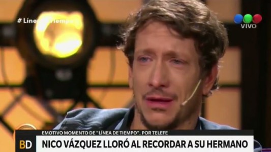 El emotivo recuerdo de Nico Vázquez a su hermano: "Siempre fuimos uno"