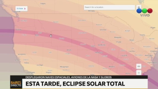 Desde dónde podrá verse el eclipse total de sol de este lunes