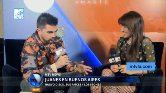 Juanes en Buenos Aires: ""A mí lo que más me gusta es cantar sobre el amor"