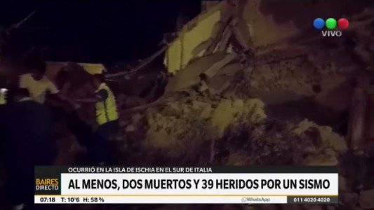 Un sismo en la isla italiana de Ischia dejó al menos dos muertos