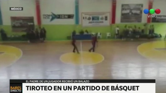 Pánico por un tiroteo en un partido de básquet juvenil en México
