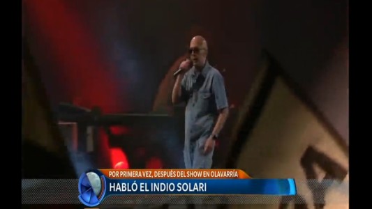 El "Indio" Solari dijo que no tiene planeado nuevos shows: "Si se llega a torcer un tobillo alguien, me darán cadena perpetua"
