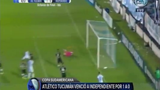 Atlético Tucumán le ganó a Independiente