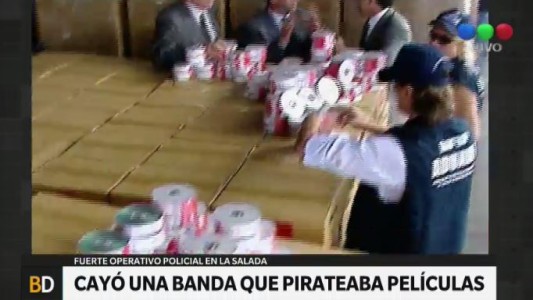 Cayó una banda que pirateaba películas