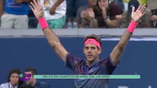 Del Potro pasó a cuartos de final del US Open